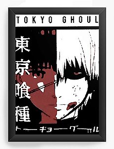 Quadro Decorativo A4 (33X24) Anime Tokyo Ghoul