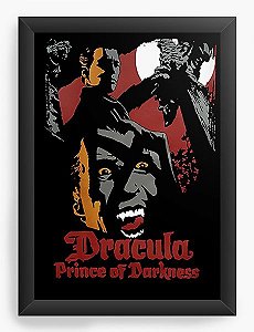 Quadro Decorativo A4 (33X24) Drácula Prince of Darkness