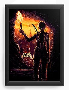 Quadro Decorativo A4 (33X24) Tomb Raider