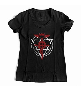 Camiseta Feminina Anime FullMetal