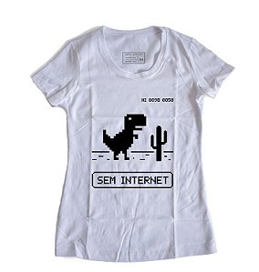 Camiseta Feminina Off Line