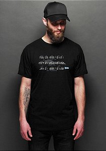 Camiseta Masculina De volta para o Futuro