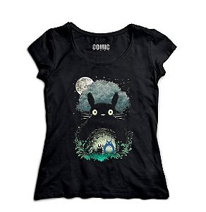 Camiseta Feminina  Totoro - Nerd e Geek - Presentes Criativos