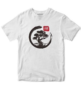 Camiseta Masculina Poliéster Japanese Bonsai