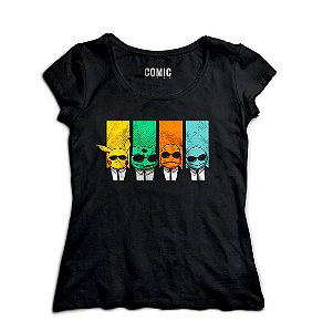 Camiseta Feminina Pokemon - Homens de Preto - Nerd e Geek - Presentes Criativos