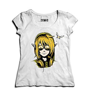 Camiseta Feminina Link - Video Game - Nerd e Geek - Presentes Criativos