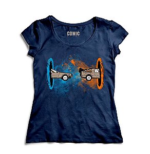 Camiseta Feminina De volta para o Futuro - Movie - Nerd e Geek - Presentes Criativos