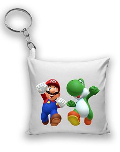Chaveiro Super Mario e Yoshi - Nerd e Geek - Presentes Criativos
