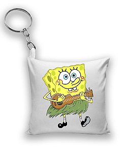 Chaveiro Bob Esponja - Ula ula - Nerd e Geek - Presentes Criativos