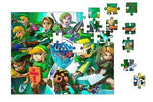 Quebra-Cabeça The Legend of Zelda 90 pçs - Nerd e Geek - Presentes Criativos