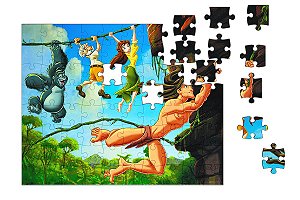Quebra-Cabeça Tarzan 90 pçs - Nerd e Geek - Presentes Criativos