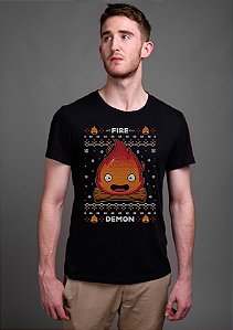 Camiseta Masculina Anime  Fire Demon