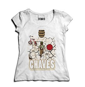 Camiseta Feminina Chaves - Nerd e Geek - Presentes Criativos