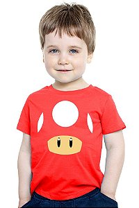 Camiseta Infantil Toad - Nerd e Geek - Presentes Criativos