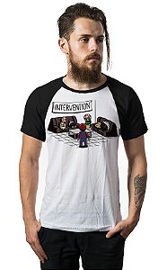 Camiseta Raglan Super Mario - Intervetion - Nerd e Geek - Presentes Criativos