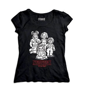 Camiseta Feminina Stranger Toys - Nerd e Geek - Presentes Criativos