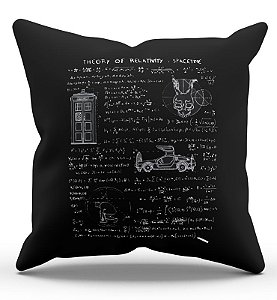 Almofada Decorativa  Theory of Relativity 45x45 - Nerd e Geek - Presentes Criativos