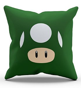 Almofada Decorativa  Toad 45X45 - Nerd e Geek - Presentes Criativos