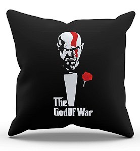 Almofada Decorativa  The Gold of War 45x45 - Nerd e Geek - Presentes Criativos