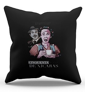 Almofada Decorativa  Cinquenta de Xicaras 45x45 - Nerd e Geek - Presentes Criativos