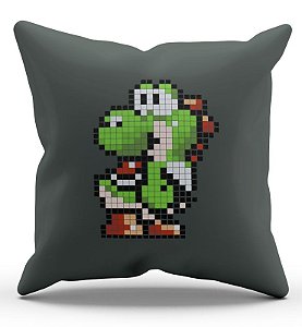 Almofada Decorativa  Yoshi 45x45 - Nerd e Geek - Presentes Criativos