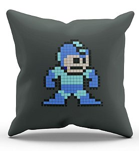 Almofada Decorativa  Megaman 45x45 - Nerd e Geek - Presentes Criativos