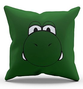 Almofada Decorativa  Yoshi 45x45 - Nerd e Geek - Presentes Criativos