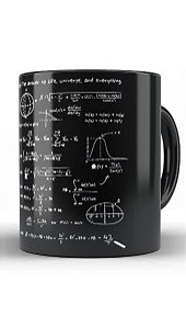 Caneca Formula Universe - Nerd e Geek - Presentes Criativos