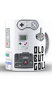 Caneca Old But Gold - Nerd e Geek - Presentes Criativos