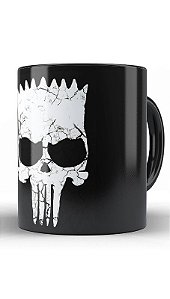 Caneca Simpson Punisher - Nerd e Geek - Presentes Criativos