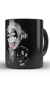 Caneca  Albert Einstein rockstar - Nerd e Geek - Presentes Criativos