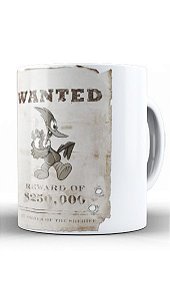 Caneca Wanted - Pica Pau - Nerd e Geek - Presentes Criativos