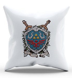 Almofada Decorativa  Escudo Link - Nerd e Geek - Presentes Criativos