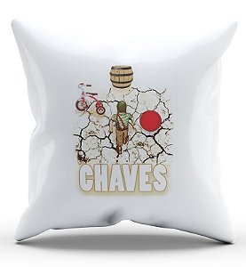 Almofada Decorativa  Chaves 45x45 - Nerd e Geek - Presentes Criativos