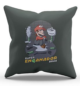 Almofada Decorativa  Super Mario 45x45 - Nerd e Geek - Presentes Criativos