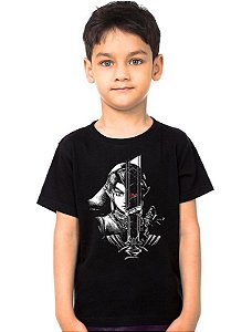 Camiseta Infantil Zelda Dark - Nerd e Geek - Presentes Criativos
