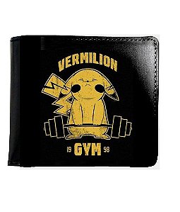 Carteira Pokemon Vermilion Gym - Nerd e Geek - Presentes Criativos