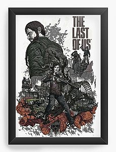 Quadro Decorativo A4 (33X24) The Last Of Us - Nerd e Geek - Presentes Criativos