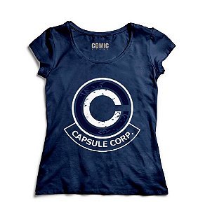 Camiseta  Feminina Anime Capsule Corp