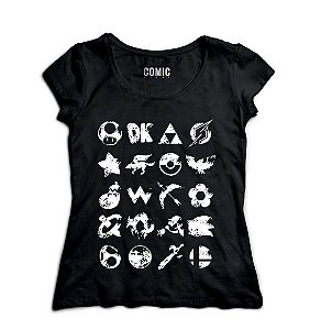 Camiseta Feminina  Grunge - Nerd e Geek - Presentes Criativos