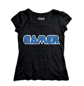 Camiseta Feminina Gamer - Nerd e Geek - Presentes Criativos