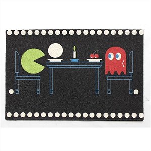 Capacho Em Vinil - Pac-Man - Nerd e Geek - Presentes Criativos