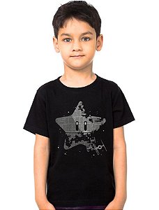Camiseta Infantil Super Estrela Nerd e Geek - Presentes Criativos