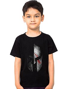 Camiseta Infantil Spartan - Nerd e Geek - Presentes Criativos