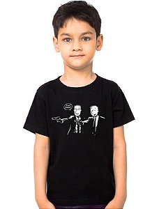 Camiseta Infantil Doug Fiction Nerd e Geek - Presentes Criativos