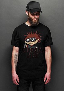 Camiseta Masculina Chuckie Play - Nerd e Geek - Presentes Criativos
