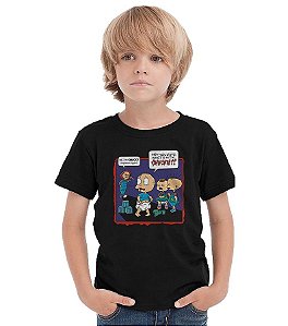 Camiseta Infantil Chuck - Nerd e Geek - Presentes Criativos