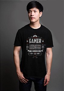 Camiseta Masculina Gamer 8 Bit Master - Nerd e Geek - Presentes Criativos