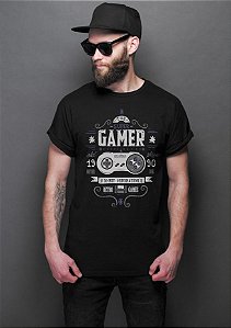 Camiseta Masculina Gamer 16bit Super - Nerd e Geek - Presentes Criativos