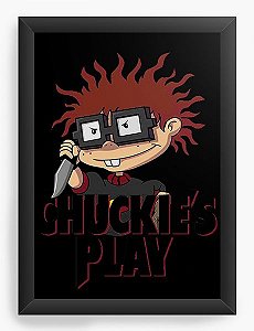 Quadro Decorativo A3 (45X33) Chuckie Play  - Nerd e Geek - Presentes Criativos